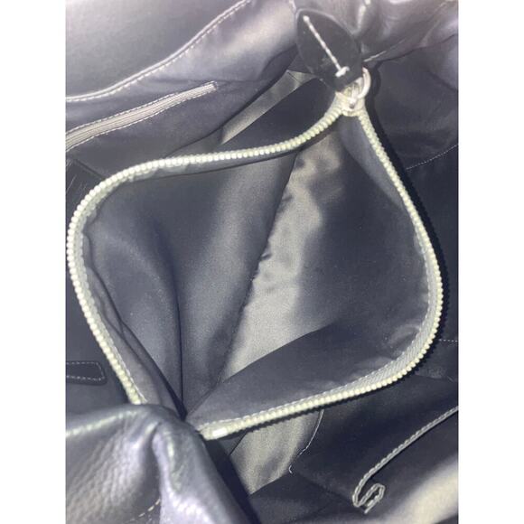 COACH 14425 LARGE BLACK PEBBLED LEATHER HANDBAG - Picture 13 of 14